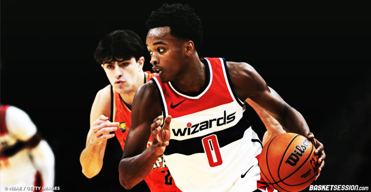 Bilal Coulibaly a pris 1 inch, il fait maintenant 6’9 » (2,06m) avec une envergure de 7’03 » (2,21m), hâte de le voir la saison prochaine